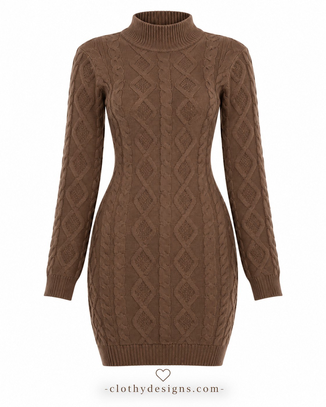 Women Elegant Warm Dresses Outfits Clothes  title                Women's Fall Winter Twist-Knit Backless Mini Dress – Elegant Long Sleeve Sweater Dress